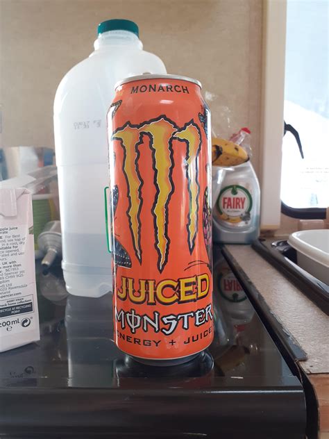 Monster Juiced Monarch Peach Flavour Rsoda