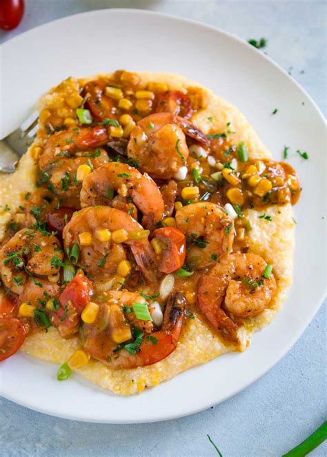 Unsalted butter, olive oil, corned beef, corn grits, jumbo shrimp and 12 more. Creole Shrimp and Grits - Kevin Is Cooking