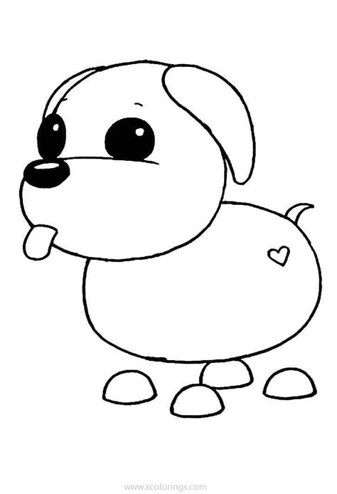 Раскраски адопт ми (adopt me). Roblox Adopt Me Coloring Pages Puppy. | Coloring pages ...