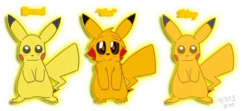 Pikachu Differences Pokemon By Pikaplatinum On Deviantart