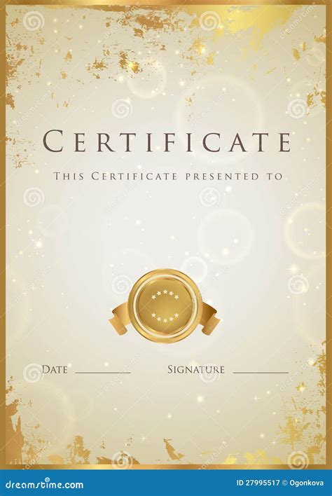 Elegant Diploma Or Certificate Template Award Winner Vrogue Co