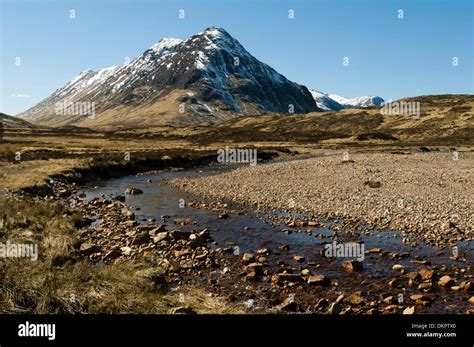 Buachaille Etive Beag Glencoe Highland Region Scotland Uk Stock
