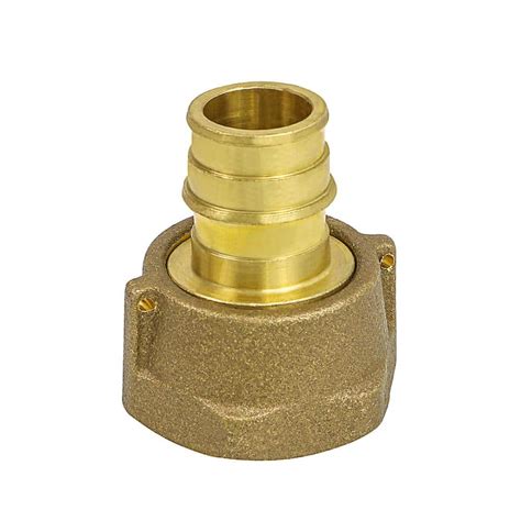 The Plumber S Choice 3 4 In PEX A X 1 In FIP Brass Water Meter