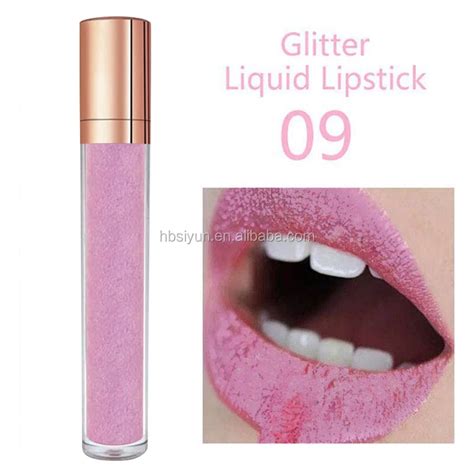 Long Lasting Lip Gloss Makeup Candy Color Waterproof Glitter Liquid Lipstick Oem Your Logo