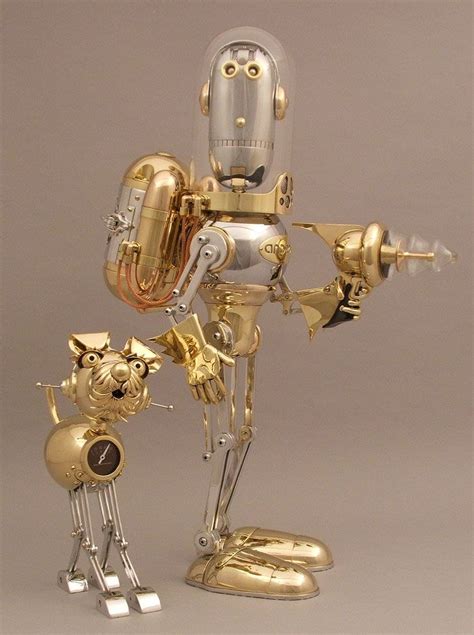 Lawrence Northeys Robot Art Steampunk Robots Robot Sculpture
