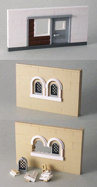 Windows Building Sideways Part 3 Lego Wall Lego Lego Design