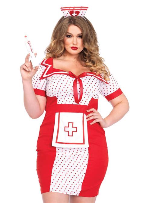 Plus Size Nurse Costume Attire Plus Size
