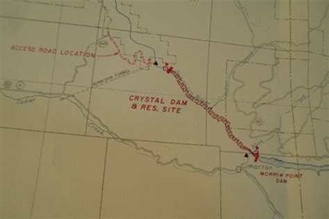 vtg 1961 62 map brochure~ colorado river storage project ~curecanti unit~paper ebay