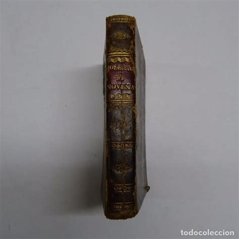 Libro Religioso Coleccion De Novenas Año 1831 R Vendido En Venta