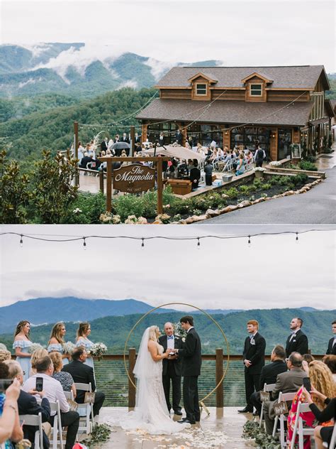 A Wedding At The Magnolia Venue In The Smokies With Views Of The Great
