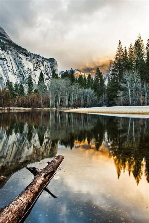 Merced River Reflections Yosemite National Park California