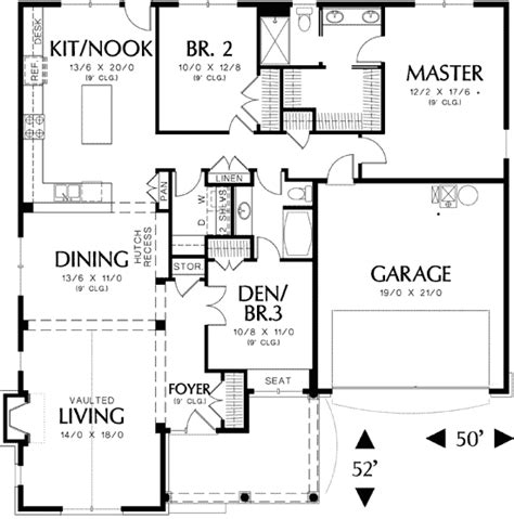 Single Story Cottage Plan With Two Car Garage 69117am Architectural