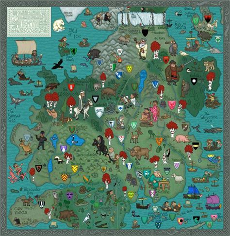 The North Westeros Map A Song Of Ice And Fire Game Of Thrones Map