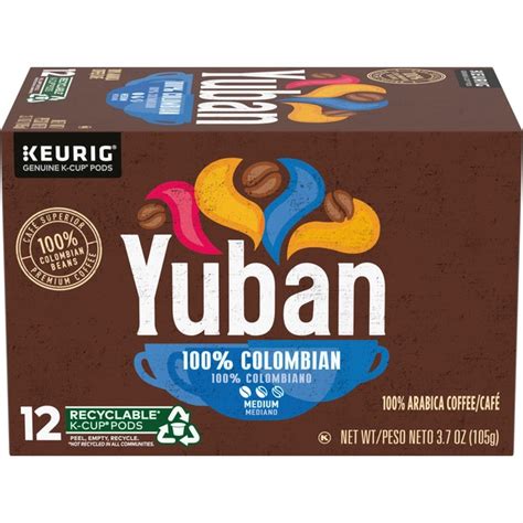 Yuban Gold 100 Colombian Coffee K Cup Pods 3701328 Oz From Cvs