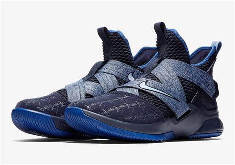 Nike Lebron Soldier 12 Anchor Is Releasing Soon Sneakers Blue