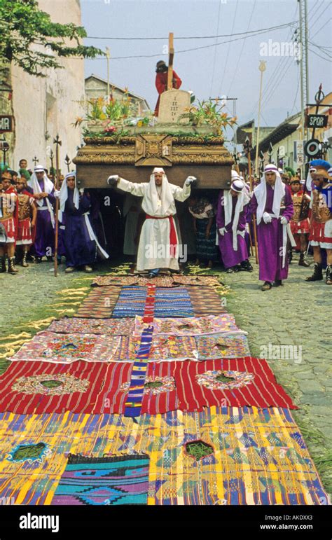 The Antigua Semana Santa Holy Week Easter Week Procession Vertical