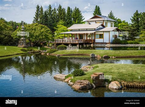 Nikka Yuko Japanese Garden Lethbridge Alberta Stock Photo Alamy