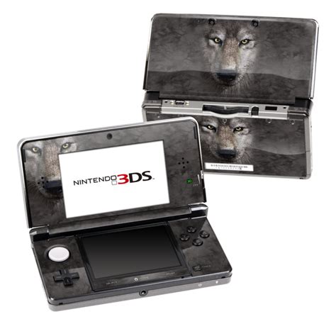 Nintendo 3ds Skin Grey Wolf By The Mountain Decalgirl