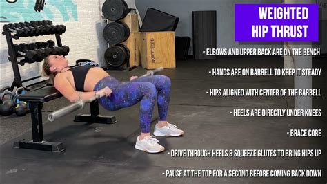 Ttsl Daily Movement How To Do A Weighted Hip Thrust Youtube