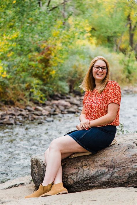 Clear Creek River Was A Beautiful Setting For A Late Fall Senior