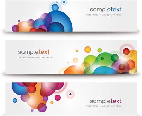 Beautiful Modern Banners Vector Art And Graphics