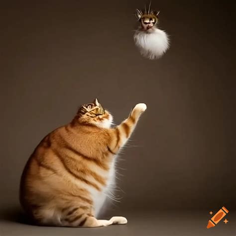 Funny Fat Cat Dancing Ballet On Craiyon