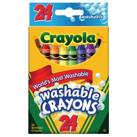 Crayola Washable Crayon Set 24 Color Set