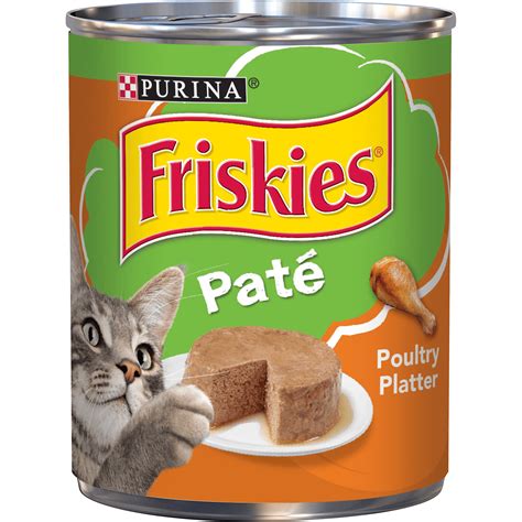 Pack Friskies Pate Wet Cat Food Poultry Platter Oz Cans