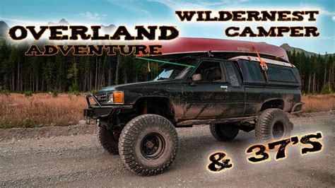 Toyota Pickup Rock Crawler With Wildernest Camper Vancouver Island
