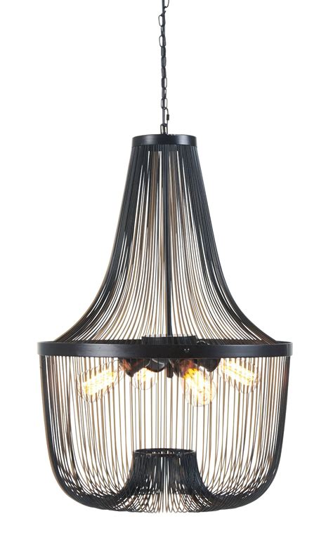 Jessika Black Metal Pendant Light From Ashley Coleman Furniture