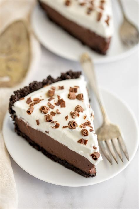 Top with whipped cream before serving. Homemade Chocolate Cream Pie | Rodelle Kitchen