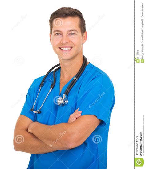 Medical doctor scrubs stock photo. Image of male, medical - 56748978