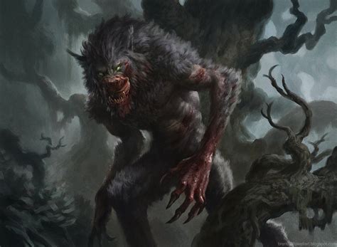 Werewolfy Dude By Brent Hollowell Rimaginarywerewolves