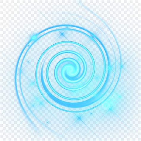 Round Light Effect Png Picture Blue Round Light Effect Decoration