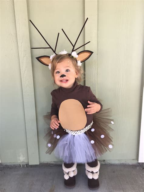 Diy Childrens Deer Costume Toddler Costumes Halloween Costumes For