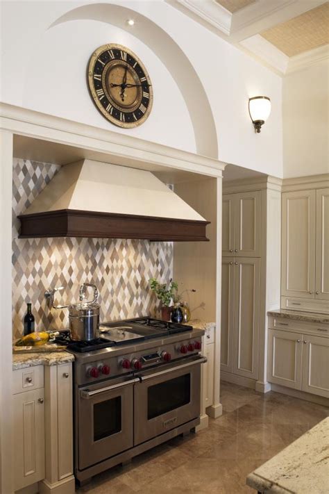 Traditional Kitchen With Gas Stove And Fume Hood Hgtv