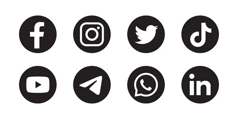 Competitivo Apenas Remolque Vecteezy Social Media Icons Entrada Corriente Discrepancia