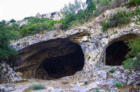 The Black Caves In The Vrachionas Mountain Zakynthos Greece Natural