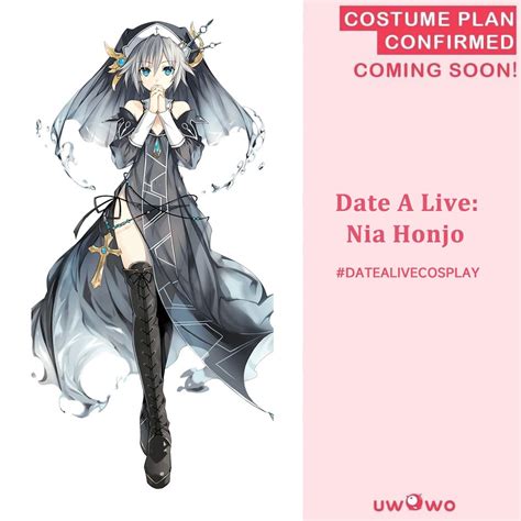 Jual Preorder 1 Deposit 8 Coupon Uwowo Anime Date A Live Nia Honjo Astral Dress Nun Cosplay