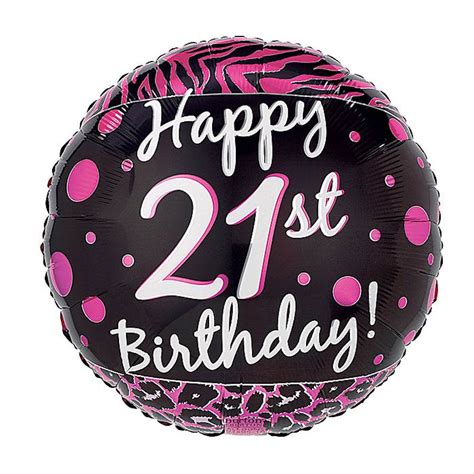 Burtonburton 17 Happy 21st Birthday Balloon Fitzulas T Shop