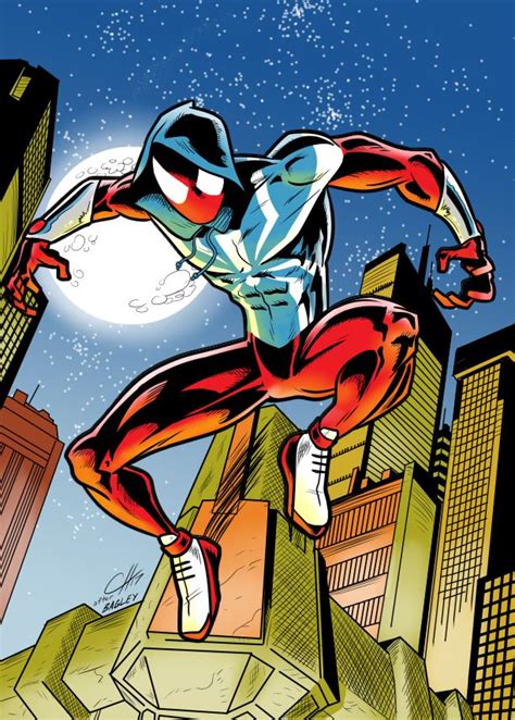 Scarlet Spider Redesign Based On An Old Mark Bagley Piece I Had Fun