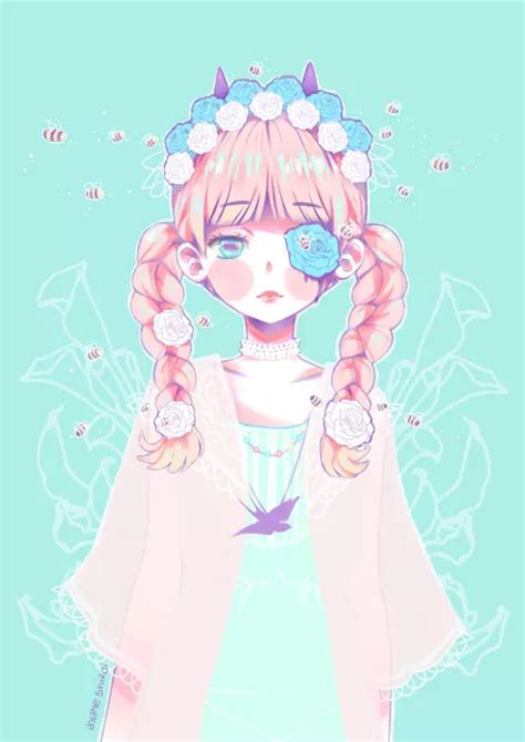 Notmine Anime Pastel Drawing Girl Tumblr