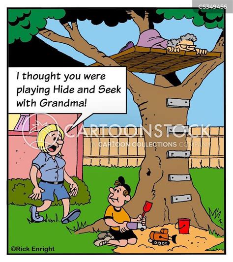Hide And Seek Cartoons And Comics Funny Pictures From Cartoonstock
