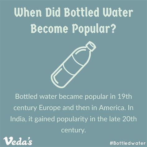 When Did Bottled Water Become Popular Bottled Water Became Popular In