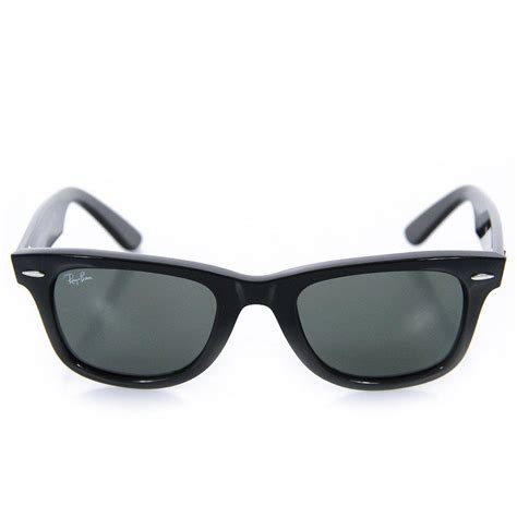 lyst ray ban original wayfarer classic black sunglasses 0rb2140 901 in black