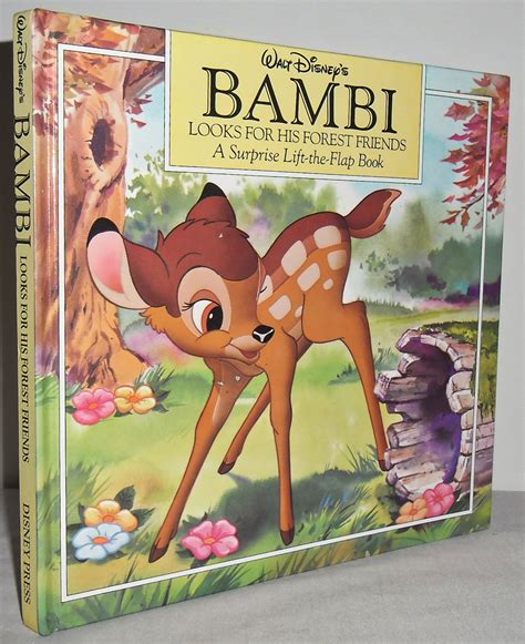 Walt Disney S Bambi Looks For His Forest Friends A Surprise Lift The Flap Book By Walt Disney