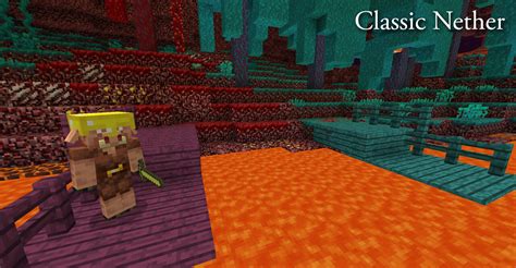 Classic Nether Minecraft Texture Pack