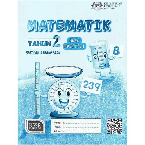 Buku teks tahun 3 ini ditulis berdasarkan dokumen standard kurikulum dan pentaksiran (dskp) tahun 3. Buku Aktiviti Teks Tahun 2 Matematik
