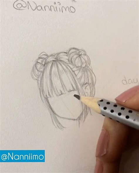How To Do Drawing How To Draw Hair Face Drawing Sweet Drawings