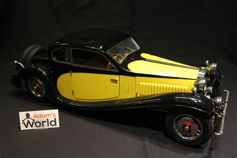 Pocher Bugatti 50 T Coupé 1933 18 Yellow Black Built Kit Bugatti